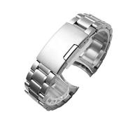 POYNMRE Bracelet de montre en acier inoxydable 20 mm 22 compatible avec Casio EDIFICE EFV-540 500 EFS-S510 EFB-650 EQB-501 EFR-303L/303D(3103 silver,24mm)