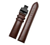 POYNMRE Bracelet de montre en cuir à carreaux for Casio EFV540/506/EFS-S500/510/EFR-30 Bracelet de montre EFV-540 noir marron 18mm 20mm 22mm 24mm(Brown-black B,18mm)