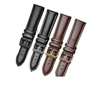 POYNMRE Bracelet de montre en cuir à carreaux for Casio EFV540/506/EFS-S500/510/EFR-30 Bracelet de montre EFV-540 noir marron 18mm 20mm 22mm 24mm(Black white-black A,18mm)