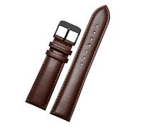 POYNMRE Bracelet de montre en cuir à carreaux for Casio EFV540/506/EFS-S500/510/EFR-30 Bracelet de montre EFV-540 noir marron 18mm 20mm 22mm 24mm(Brown-black A,21mm)