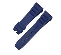 POYNMRE Bracelet de montre en silicone, compatible avec les accessoires de montre Richard Miller RM011, bracelet en caoutchouc 25-20 mm(Blue- no buckle)