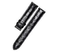 POYNMRE Bracelet en cuir compatible avec la montre Tissot Le Locle T41 T006 PRC200, bracelet de montre 1853 for homme(Black no clasp,19mm)