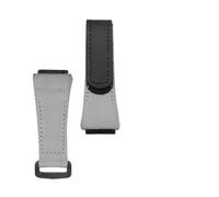 POYNMRE Bracelet en cuir, compatible avec les bracelets en nylon Richard Mille, RM50/53 for homme, tournevis 4 étoiles 5 étoiles, 25 mm(Grey black)