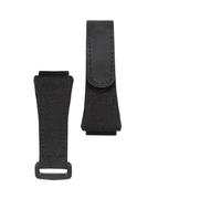 POYNMRE Bracelet en cuir, compatible avec les bracelets en nylon Richard Mille, RM50/53 for homme, tournevis 4 étoiles 5 étoiles, 25 mm(Black black)