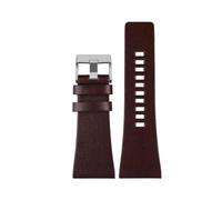 POYNMRE Bracelet en cuir compatible avec les montres Diesel DZ7406, DZ7408, DZ4280, DZ4343, 22 mm, 24 mm, 26 mm, 28 mm, 30 mm, 32 mm, 34 mm, for homme(Brown silver clasp,34mm)