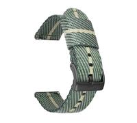 POYNMRE Bracelet en nylon compatible avec Casio Pro Trek PRW-6600 PRG-600/650Y GA-2000 Boucle en acier inoxydable Toile for homme à dégagement rapide Remplacer le bracelet de montre(Dark green khaki b