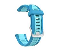 POYNMRE Bracelet en silicone à dégagement rapide de 20 mm, compatible avec les bracelets montre Forerunner 165 Music Band et Vivoactive 3/5/Venu SQ 2(Teal Blue)