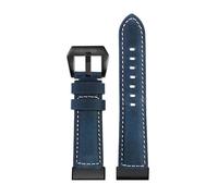 POYNMRE Bracelet givré vintage compatible avec Casio G-SHOCK Series Great/Big Mud King GWG-1000 GWG-1000GB Bracelet de montre en cuir rétro modifié(PA35 blue)