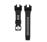 POYNMRE Compatible avec Casio GBA-900 GBA-900-1A GBA-900CB série Silicone Watch Watch Strap étanche à la bracele noire extérieure avec outils