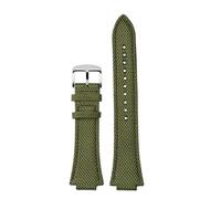 POYNMRE Compatible avec le bracelet de montre Casio Edifice Metal en acier inoxydable Farm Oak EFB-680 for homme 5579, chaîne à boucle déployante 14 mm(Green silver pin)