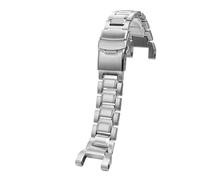 POYNMRE Compatible avec le bracelet de montre Casio GW-9500 GW-9500-1/1A4/3 Figurine en argile de deuxième génération Accessoires de chaîne de montre modifiée en acier inoxydable(Silver)