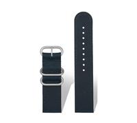 POYNMRE Compatible avec le bracelet de montre Casio PRW6900Y/6800 Bracelet en cuir PRW-60Y/50Y Bracelet de montre rétro vintage en cuir de vache Noir Marron 23 mm(Blue-silver)