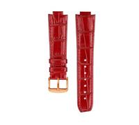 POYNMRE Compatible Avec Les Bracelets De Montre LV Et Louis Vuitton Tambour Q114k Q1121, Bracelet En Cuir Vache À Dégagement Rapide, Surélevé, 18 X 10 Mm, 21 12(White rose gold)