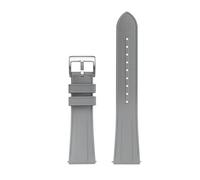POYNMRE Compatible avec Omega Hippocampus 300 Bracelet de montre de rechange en caoutchouc fluoré Bracelet de montre doux et résistant Accessoire de chaîne de montre 20 mm(Gray-silver,22mm)