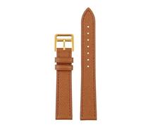 POYNMRE Genuine Leather Strap Of The Watch Is Suitable Compatible With Hermes 14mm 16mm 18mm Fashionable Comfortable Soft Cowhide Bracelet(Brown gold,14mm)