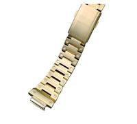 POYNMRE Kit de modification DW5600 compatible avec Casio 3229 DW-5600 5610, boîtier et bracelet en métal for homme, acier inoxydable GW-M5610 GW-B5600(Golden strap,5610mm)