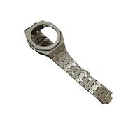 POYNMRE Kit de remplacement for boîtier et bracelet montre en acier inoxydable compatible avec les modèles GA2100/GA2110. Accessoires disponibles gros. modification métal GA2100(Silver)