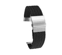 POYNMRE Nouveau bracelet en toile de nylon modifié compatible avec Casio G-SHOCK série DW-5600 DW5600 GW-B5600 GW-M5610 GA900 700 GA110 120 bracelet de montre de sport(Charcoal-silver)