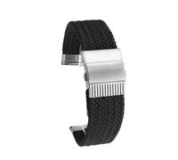 POYNMRE Nouveau bracelet en toile de nylon modifié compatible avec Casio G-SHOCK série DW-5600 DW5600 GW-B5600 GW-M5610 GA900 700 GA110 120 bracelet de montre de sport(Charcoal-black)