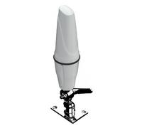 Poynting OMNI-404 Antenne Omni LTE/5G Marine & Côtière 0.617-3.8GHz 2.5dBi Type-N Femelle IP69K ASA Blanc Ø75mm H252mm