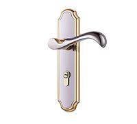 POYSCFLQB Ensemble de bouton de porte et de serrure à pêne dormant en acier inoxydable avec fonction de confidentialité for portes intérieures et extérieures(ModelC)