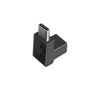 Poystng Adaptateur USB C coudé à 90 degrés en Alliage, mécanisme de Verrouillage sécurisé, de données de fiable pour Le Bureau et Les Voyages