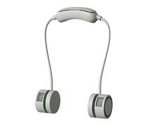 Poystng Appareil de refroidissement pour le cou, peu encombrant, avec ajustement confortable, adapté exercices en plein air, voyages et activités quotidiennes, ventilateur de cou réglable