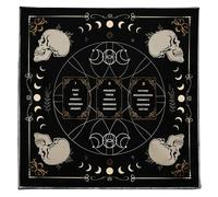 Poystng Carte de Lecture Astrologies Nappe Autels Tissu Carré Divinations Table Sorcellerie Deck Lecture Tarots Nappe Spirituelle Deckcloth