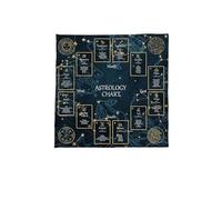 Poystng Nappe de divinations Constellations Astrologie Tarots Carte Nappe Autels Tissu Divinations Jeu de société Accessoire Autels Tarots Carte Tissu