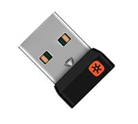 Poystng Récepteur USB-A à Six canaux pour Clavier et Souris compatibles | Récepteur compact inclus, extérieur et argent, logiciel unificateur requis pour le couplage d ' appareils