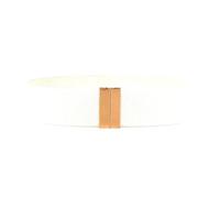 Poyuad Bande élastique large pour femmes, 5cm x 65cm, ceinture de manteau Simple, boucle noire, sangle d'épaule, décoration de robe,Or blanc,65