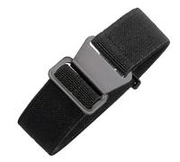 Poyuad Bracelet de montre en nylon de 18 mm, 20 mm, 22 mm, 24 cm de longueur - Bracelets de remplacement durables pour montres pour hommes et femmes,Noir-Noir,18mm
