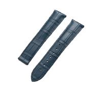 Poyuad Bracelet en cuir de 19 à 22 mm de large, fermoir pliable, cuir imperméable, bracelet élégant et décontracté, accessoires de rechange,21 mm