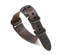 Poyuad Bracelet en cuir unisexe de 20 mm, 22 mm, 24 mm, longueur 29 cm, style rétro, marron café, accessoire universel remplaçable,24 mm
