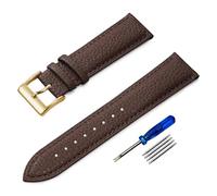 Poyuad Bracelets en cuir pour hommes et femmes, largeur 12-24 mm, design élégant et décontracté, faciles à changer, accessoire de remplacement pour montres,20 mm