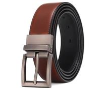 Poyuad Ceinture décontractée double face pour homme, largeur 95 cm-130 cm, 3,3 cm, ceinture pour homme, jeans, vêtements, accessoires,95