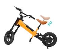 Poyujkyhr Vélo électrique 12" 200 W pour enfant 3 vitesses 8/15/20 km/h Vélo électrique sans pédales 450 tr/min Frein Power Off Charge 70 kg Roues électriques Contrôle par application pour les enfants