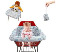 Pozico Housse de chariot pour bébé ou tout-petit/housse de chaise haute 2 en 1/lavable en machine/portable avec sac de transport gratuit (version facile, hibou)