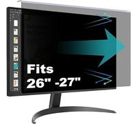 Pozlle Écran de protection d’écran de confidentialité d’ordinateur suspendu compatible avec le moniteur de bureau à écran large26/27 pouces 16:9 - Filtre anti-éblouissement et lumière bleue