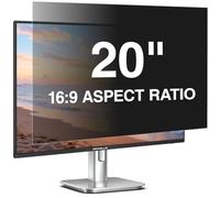 Pozlle Filtre de Confidentialité pour Écran PC 20 Pouces 16:9, Film de Confidentialité Amovible pour Moniteur Ordinateur, Protecteur d'Écran Anti-Espion, Anti-Lumière Bleue