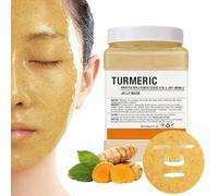 POZTL Masque Gelée Poudre pour le Visage, Masque Visage Gelée Anti-Rides et Anti-Acné au Curcuma, Masque Visage Hydratant Peel-Off Professionnel pour Lutter contre les Rides et Unifier le Teint