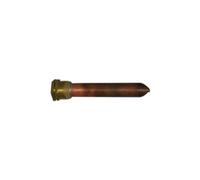 Pozzetto per sonda 1/2 gas conico 10 cm per 3 bulbi diam. 15 x 16 mm.
