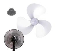 PP 16in Hélice De Ventilateur De Rechange À 3 Pales Avec Cache-écrou