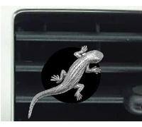 pp-a29 Désodorisant à clip Lézard Gecko Étain anglais sur une voiture van