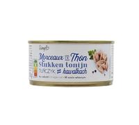 PP BLANC - Morceaux de Thon Listao Naturel, Délicieux et Authentique, 130G