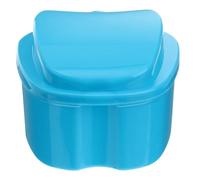 PP Boîte Suspendu pour Prothèse avec Filet Dentaire en Mini | Drainage de L’eau, Nettoyage du Dentier, Format Compact, pour Personnes Âgées et Tout-petits