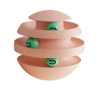 PP Cat Toys - 500g Cats Ball Track | Kitten Puzzle Toy, Rolling Ball Tower, Fun Active Toy, 3-Layer Design, Creates Fun Interaction Between You and Your Cat, for Kittens Exercise Training Engagement
