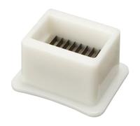 PP Coupe-haricots Acier Inoxydable Multifonction Cuisine | Découpe en Lamelles Bâtonnets, pour Légumes et Fruits, Format Blanc, Usage Domestique, Compact