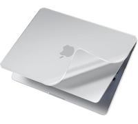 PP Doux Mat Coque pour MacBook Air 13,6"" 2025-2022 Modèle A3240 A3113 A2681 M4 M3 M2, Légèreté Et Ajustement Parfait, Housse de Protecteur en Plastique + Clavier en TPU Version EU, Blanc Mat