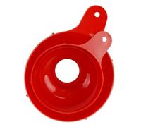 PP Grand Entonnoir à Large Ouverture Réutilisable 2 Pièces | Sel et Sauce Soja, Surface Lisse, Usage Sûr, Facile à Suspendre, Couleur Rouge